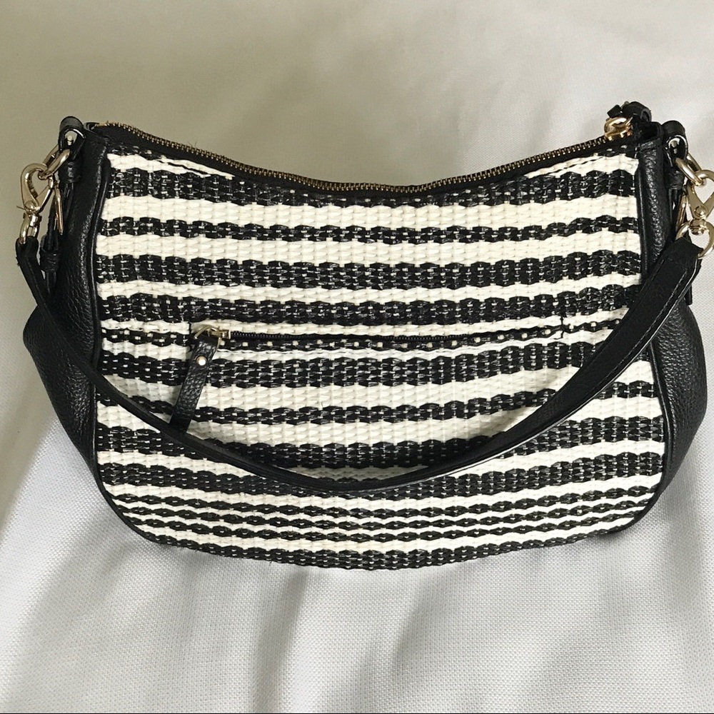 kate spade Cobble Hill Mylie bag in black & white - Picture 5 of 8